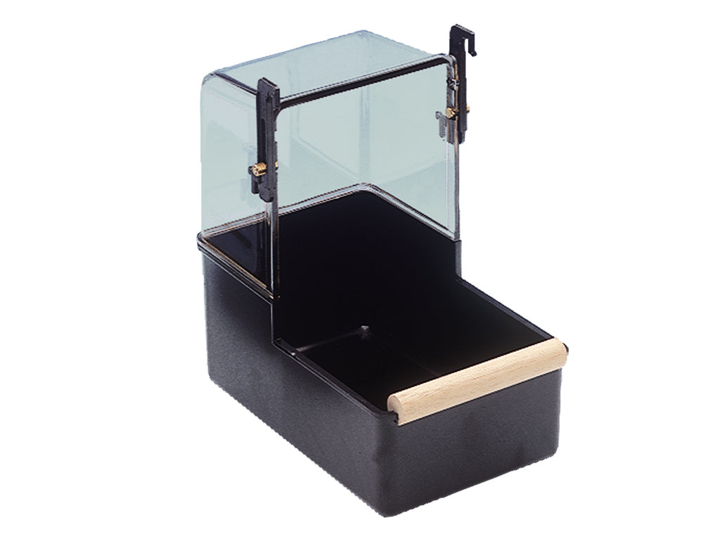 Papageien-Badehaus - braun 22,5 x 14,5 x 23,0 cm