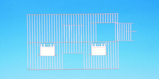 Vorsatzgitter AF, NK - verzinkt, je 1 Öffnung links/rechts 60 x 30 cm