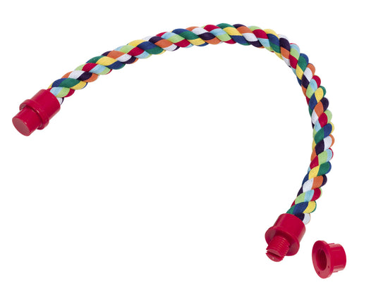 Cage Toy, Sitzseil - bunt groß; L: 72 cm; Ø 30 mm