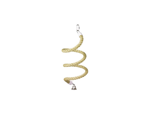 Cage Toy, Sisal Seil "Spirale" - natur klein