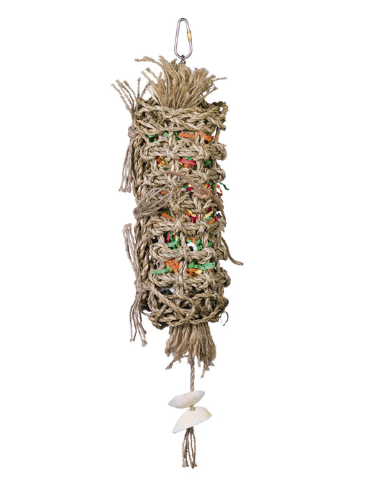Cage Toy, Seegras Zylinder - 40 x Ø 8 cm