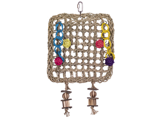 Cage Toy, Seegras Gitter - 38 x 23 x 4 cm