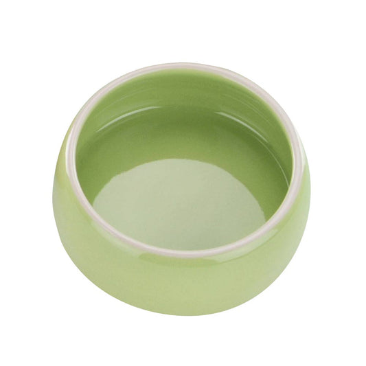 Keramik Futtertrog - grün 750 ml