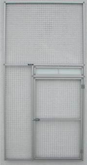Tür mit 3er Futterwendeplatte 100x250cm 